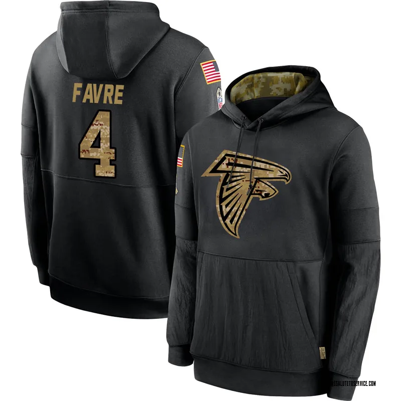 Brett Favre 2020 Salute To Service Performance T-Shirt - Black - Tshirtsedge